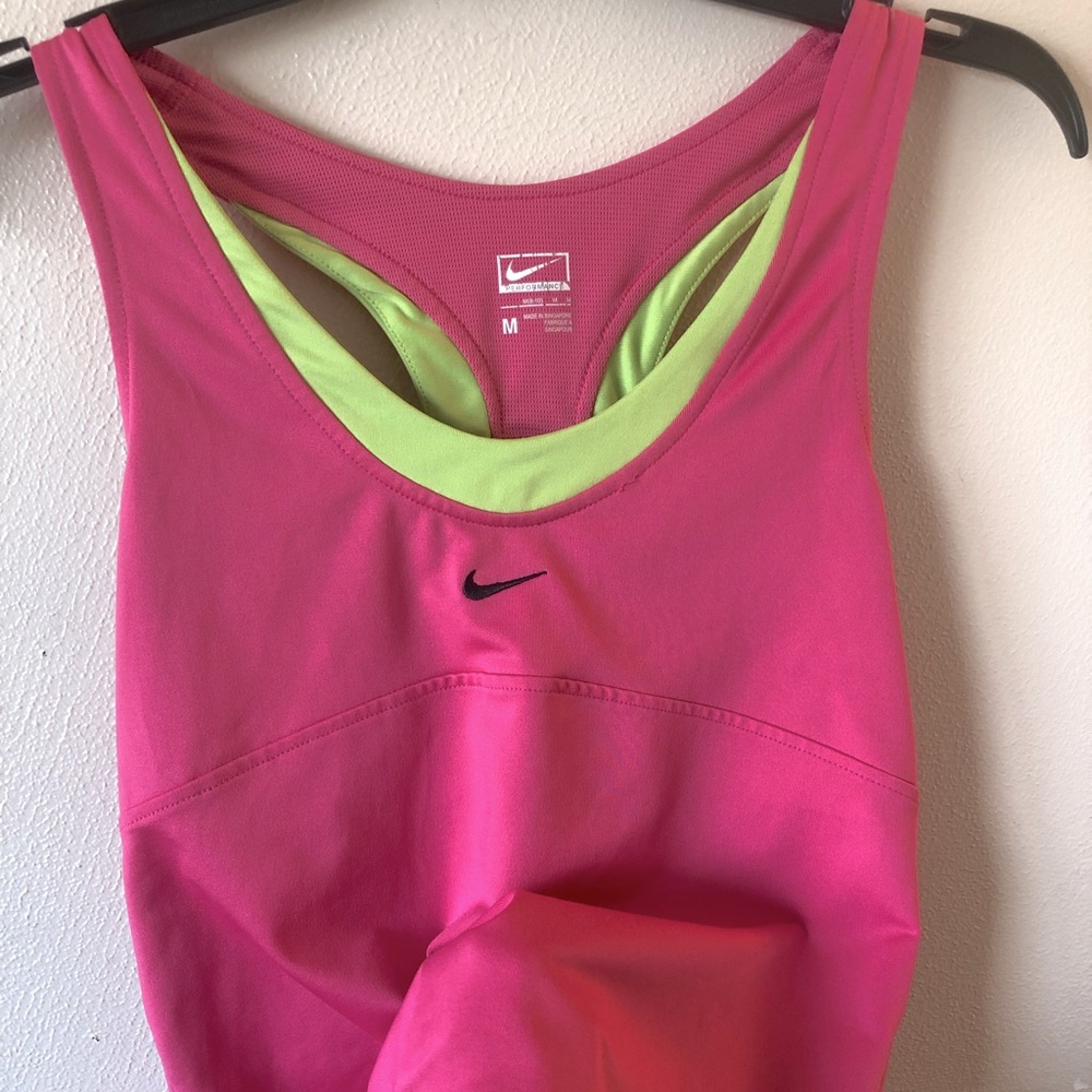 NIKE pink workout top